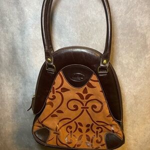 Artisan Genuine Brown Leather Women’s Shoulder‎ Bag Western Zip Purse